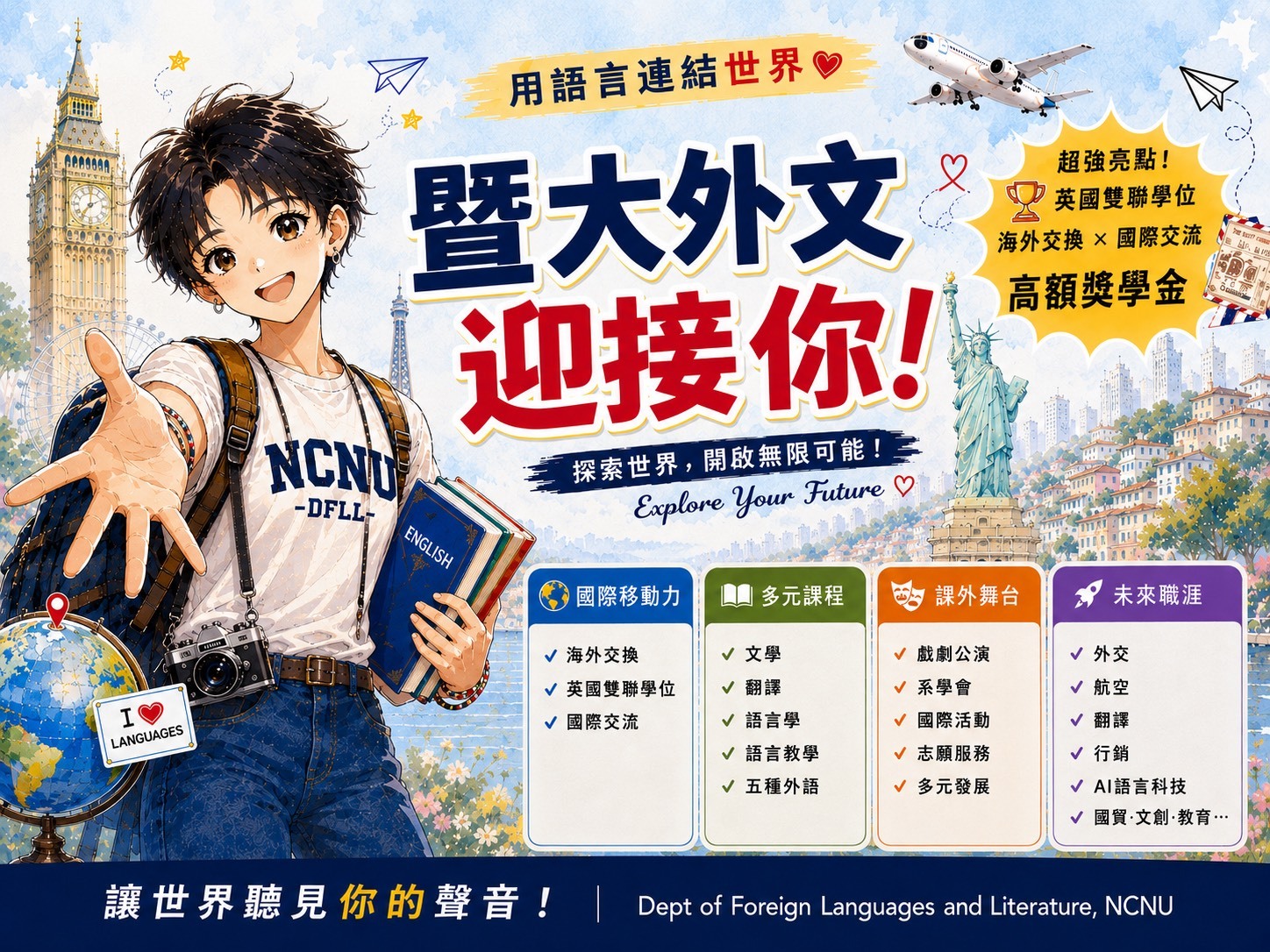 歡迎加入暨大外文